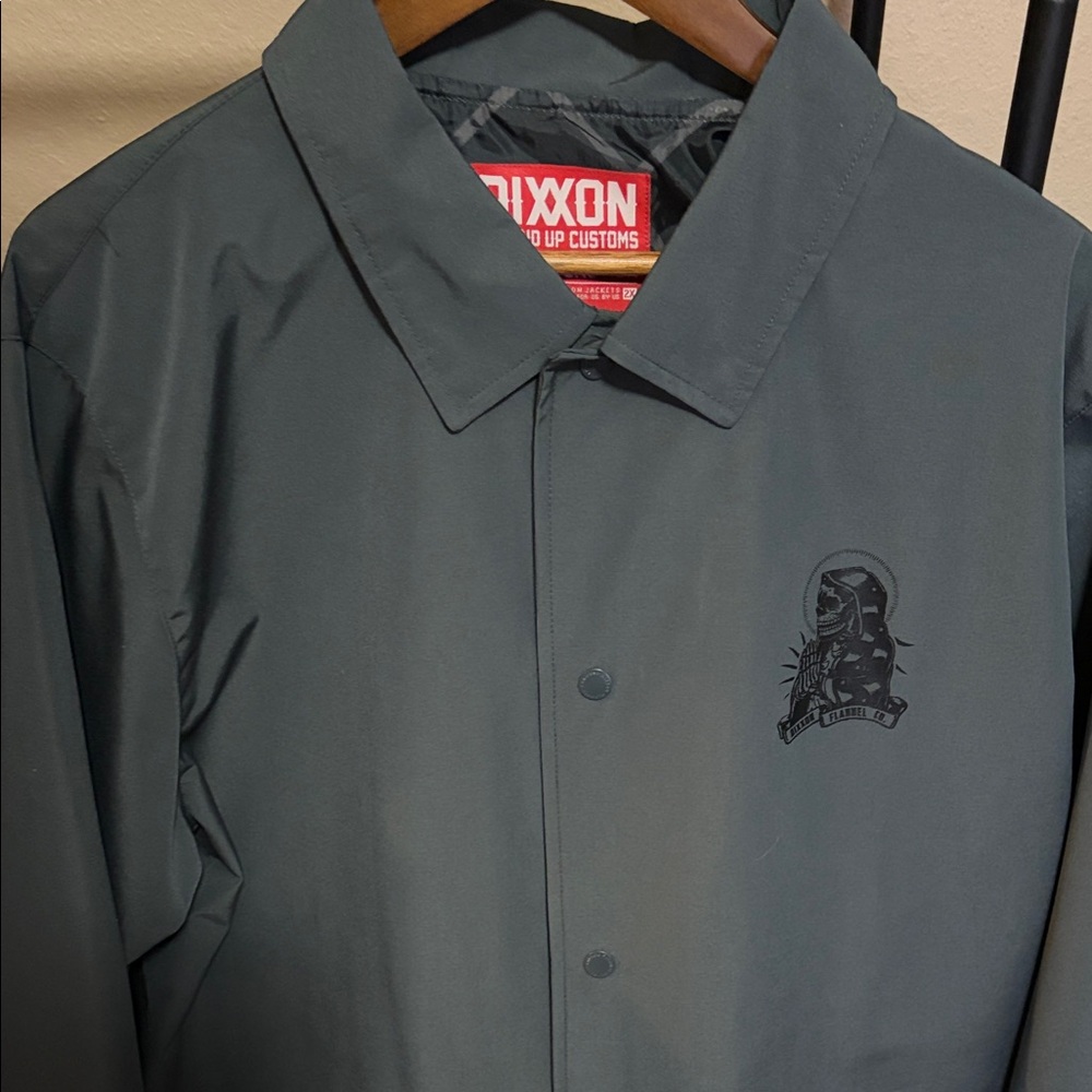 DIXXON Men's Dark Gray Shirt Jacket
